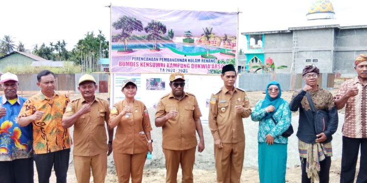 Piter Gusbager, Hadiri Acara Perancangan Unit Usaha BumDes Kensuwri
