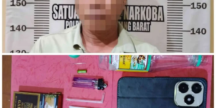 GS di Amankan Unit Opsnal Satresnarkoba Polres Tulang Bawang Barat