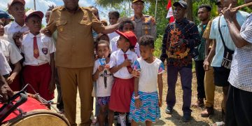 SD Negeri Sawanawa Diresmikan, Bupati dan Kapolres Komiten Dukung Pendidikan di Wilayah Perbatasan