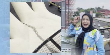 JPO Siger Millenial Tidak Retak, Bunda Eva Pastikan Itu Hanya Lumut