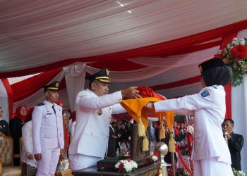 Rangkaian Upacara HUT RI di OKI Tertib dan Khidmat Wakil Bupati Mengaku Bangga