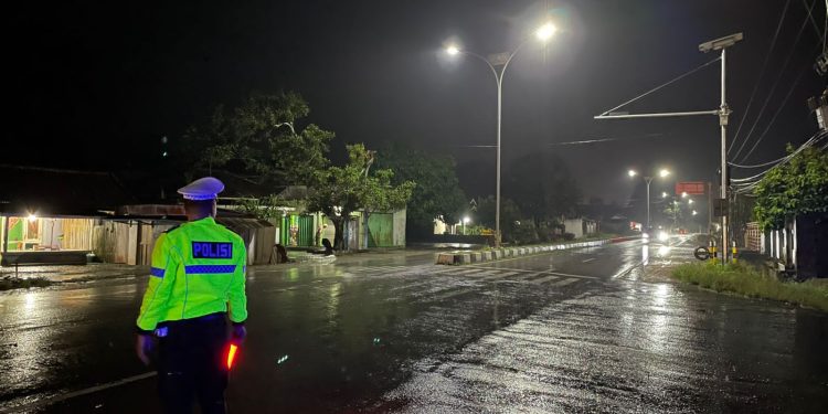 Sat Lantas Polres Tubaba, Patroli Malam Hari untuk Jaga Kamsebtibcarlantas
