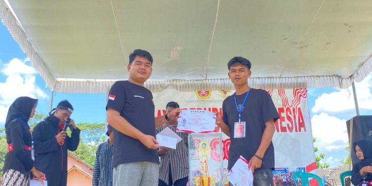 Puncak Peringatan HUT RI ke 80 Karang Taruna Negara Bumi Ilir Dusun Sri Harjo Berlangsung Meriah