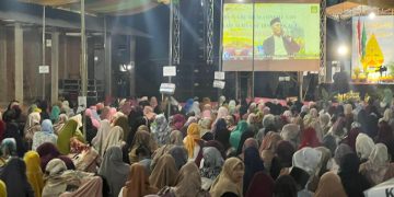 Personil Polsek Gunung Agung Laksanakan Pengamanan Pengajian Akbar di Kecamatan Batu Putih
