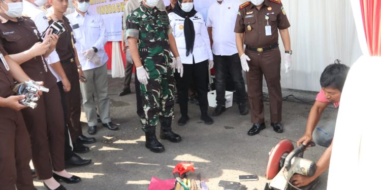 373 Barang Bukti Dimusnahkan dalam Operasi Pamungkas