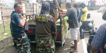 Koramil 1710-04/Tembagapura Gelar Gerakan Pangan Murah untuk Jaga Stabilitas Pasokan dan Harga Pangan