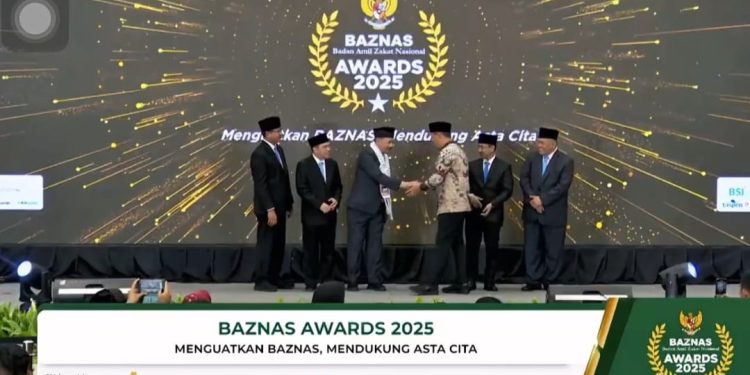 Novriwan Jaya Raih BAZNAS Award 2025 sebagai Kepala Daerah Pendukung Gerakan Zakat Indonesia