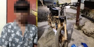 Jatuh Saat Kabur, Polisi Bekuk Pelaku Curat Sepeda Motor di Kampung Rantau Jaya Banjit