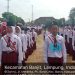 HUT RI Ke 80, Ribuan Siswa Ikuti Lomba PBB dan Gerak Jalan di Way Kanan