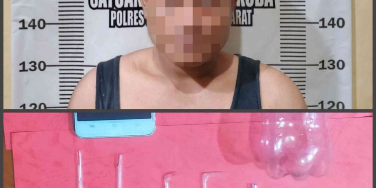 Satresnarkoba Polres Tubaba Amankan Seorang Pria Diduga Gunakan Narkoba Jenis Sabu