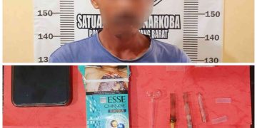 Satresnarkoba Polres Tulang Bawang Barat Amankan Kembali Seorang Pria Diduga Gunakan Narkoba Jenis Sabu