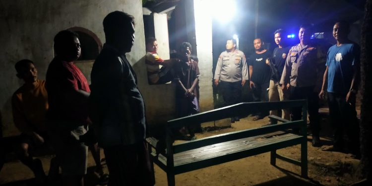 Personel Polsek Gunung Agung giat Patroli Malam