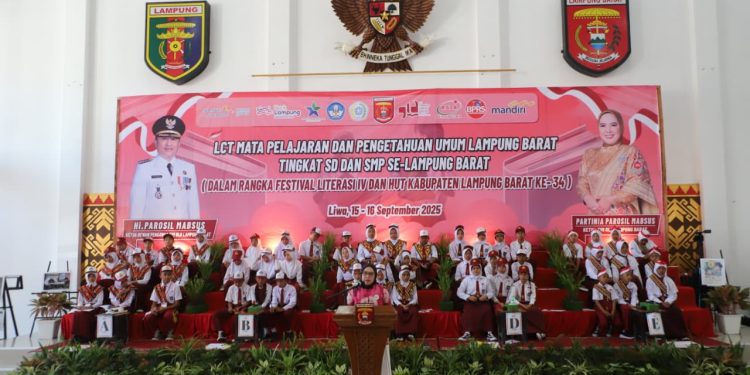 Parosil Mabsus Sebut LCT Sebagai Tolak Ukur Terhadap Keberhasilan Pendidikan di Lampung Barat