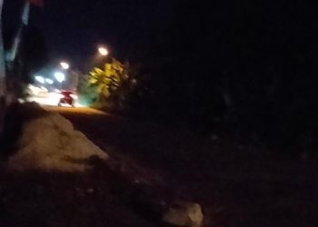 Warga Gunung Sugih Keluhkan Lampu Penerangan Jalan Mati, Dinas Pertambangan Sebut Belum Ada Anggaran