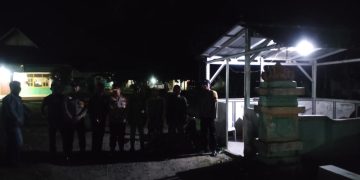 Kapolsek Tulang Bawang Tengah Pimpin Patroli Malam Hari, Antisipasi Gangguan Kamtibmas