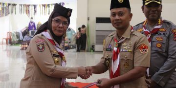 Dandim 0410/KBL Hadiri Penutupan Kursus Pembina Pramuka Mahir Tingkat Dasar dan Lanjut