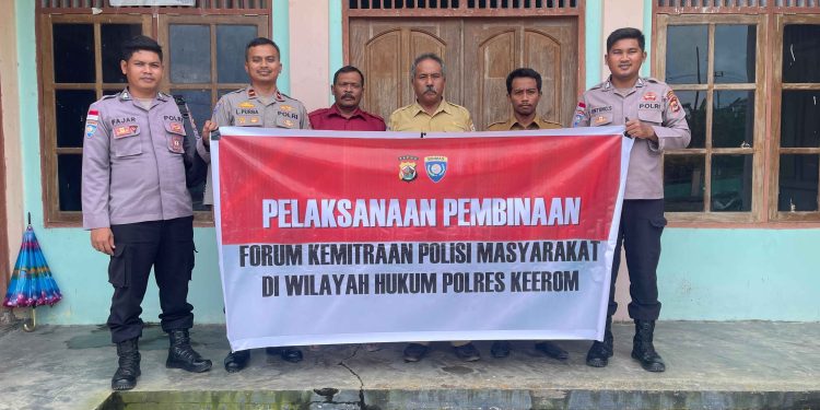 Sat Binmas Polres Keerom Gelar Giat FKPM Evaluasi Kamtibmas di Kampung Wulukubun Distrik Skanto