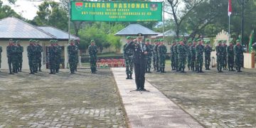 Bupati Parosil Mabsus Ikuti Upacara Ziarah Taman Makam Pahlawan dalam Rangka HUT ke 80 TNI