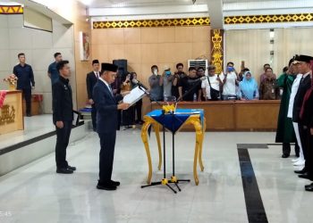Wakil Bupati Lampung Utara Lantik 122 Pejabat Eselon