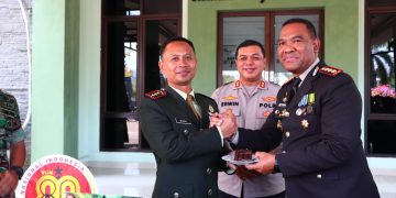 Dandim 0410/KBL Terima Kunjungan Kapolresta Bandar Lampung