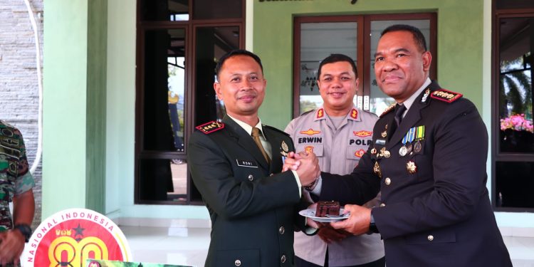 Dandim 0410/KBL Terima Kunjungan Kapolresta Bandar Lampung