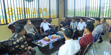 Kapolres Tubaba Terima Audiensi dari PWI, Perkuat Sinergi dan Dukung Konferkab VI