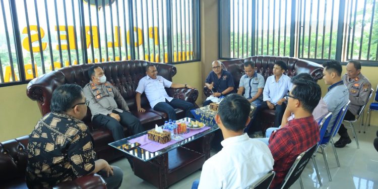 Kapolres Tubaba Terima Audiensi dari PWI, Perkuat Sinergi dan Dukung Konferkab VI
