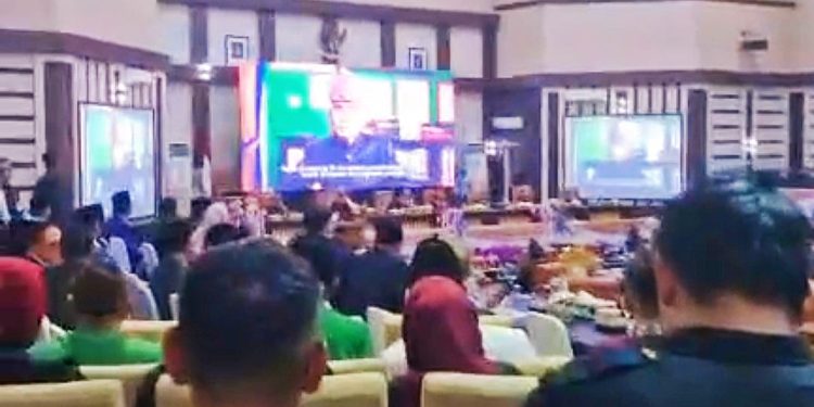 HUT ke 80 OKI, DPRD Gelar Paripurna Istimewa, Gubernur HD Apresiasi Kemajuan Daerah
