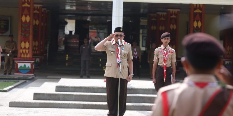 Ahmad Hikami Lepas Peserta Jamda VII Daerah 2025, Titip Pesan Jaga Nama Baik dan Kekompakan