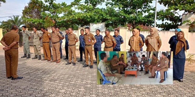 Camat Hepi Pimpin Apel Pagi, Tekankan Disiplin & Pelayanan