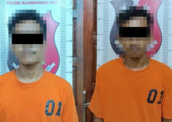 Curat di Gedung Harapan, Polsek Blambangan Umpu Amankan Diduga Dua Pelaku Curi Tandan Sawit
