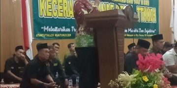 Bupati Ayu Assalasiah Hadiri Peringatan Maulid Nabi Muhammad SAW dan Keceran TTLKDH di Way Kanan