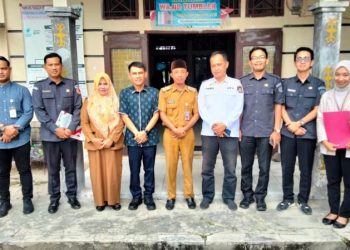 Ketua KPU Way Kanan bersama Kadiv Rendatin Lakukan CokTas Sebagai Upaya Pemutakhiran Data Pemilih