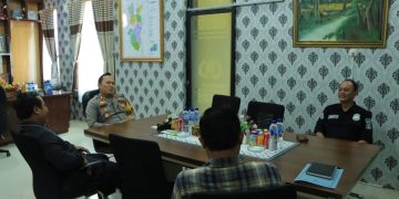 Kapolres Tubaba Terima Audiensi dari Ketua Pengadilan Agama Tulang Bawang Tengah