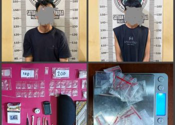 Satresnarkoba Polres Tubaba Amankan Dua Orang Laki-Laki Diduga Lakukan Tindak Pidana Penyalahgunaan Narkoba