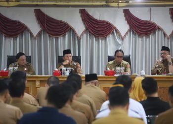 Pemkab Lampung Barat Gelar Coffee Morning dan Rakor Bulanan: Evaluasi Progres Satgas MBG dan KMP Jadi Sorotan