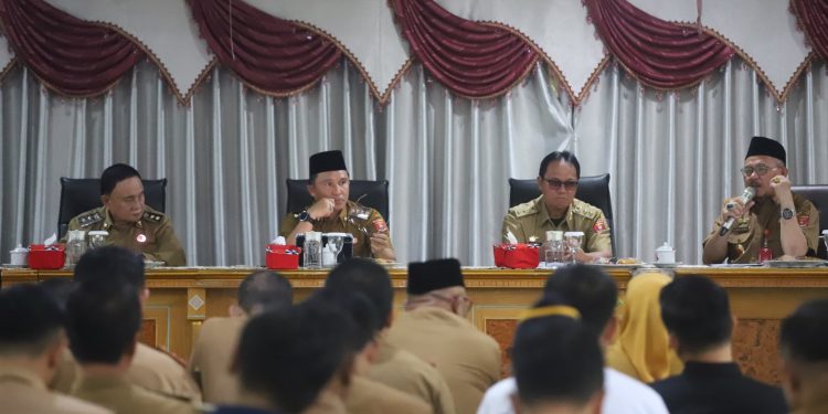 Pemkab Lampung Barat Gelar Coffee Morning dan Rakor Bulanan: Evaluasi Progres Satgas MBG dan KMP Jadi Sorotan