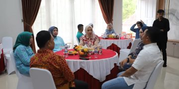 Bupati Lampung Barat Sambut Kedatangan Ketua TP PKK Provinsi Lampung