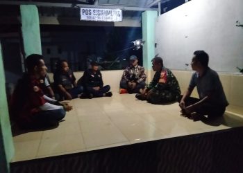 Serka Supriyadi Pimpin Langsung Kegiatan Siskamling