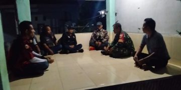 Serka Supriyadi Pimpin Langsung Kegiatan Siskamling