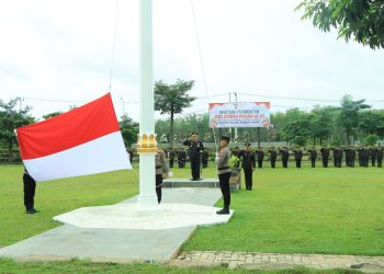 Kapolres Tubaba, AKBP Sendi Antoni Pimpin Langsung Upacara Kenaikan Bendera Peringati Hari Sumpah Pemuda ke 97