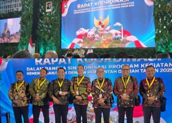 Sekda Lampung Utara Ikuti Rakor Sinkronisasi Program Kementerian dan Pemerintah Daerah Tahun 2025