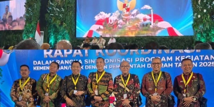 Sekda Lampung Utara Ikuti Rakor Sinkronisasi Program Kementerian dan Pemerintah Daerah Tahun 2025