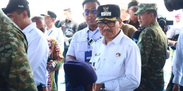 Lampung Utara Siap Jadi Sentra Kedelai Nasional, Bupati dan Wakil Bupati Dampingi Menhan dan Mentan Panen Raya di Desa Madukoro