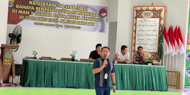 Dirresnarkoba Polda Lampung Lakukan Giat Penyuluhan Narkoba