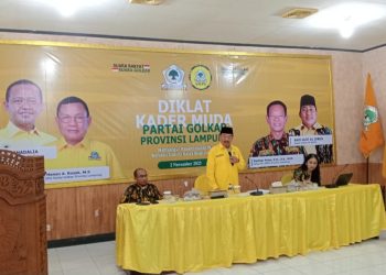 Ketua AMPG Lampung Darlian Pone Gelar Diklat Kader Muda Partai Golkar 2025