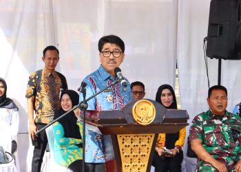 Bupati Lampung Utara Buka Lomba Ketangkasan Baris-Berbaris dan Baris Variasi, Dorong Pembinaan Karakter Generasi Muda
