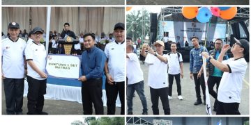 Semangat Sportivitas Menggema di Stadion Sukung, PORKAB 2025 Secara Resmi Dibuka