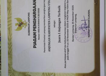 Lampung Utara kembali Torehkan Prestasi, Anjungan Lampung Utara Raih Juara I Anjungan Terbaik pada Lampung Fest 2025