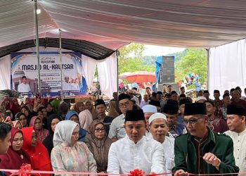 Parosil Mabsus Resmikan Masjid Al-Kautsar dan Tempatkan Santri Ponpes Miftahul Huda 407 di Talang Surip